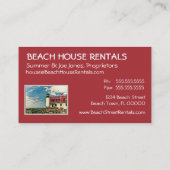 Point Betsie Lighthouse Visitekaartje (Achterkant)