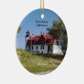 Point Betsie-vuurtoren Keramisch Ornament (Rechts)