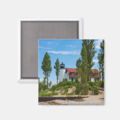 Point Betsie-vuurtoren Magneet (Voorkant / Achterkant)