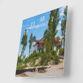 Point Betsie Vuurtoren Wandklok (Hoek)