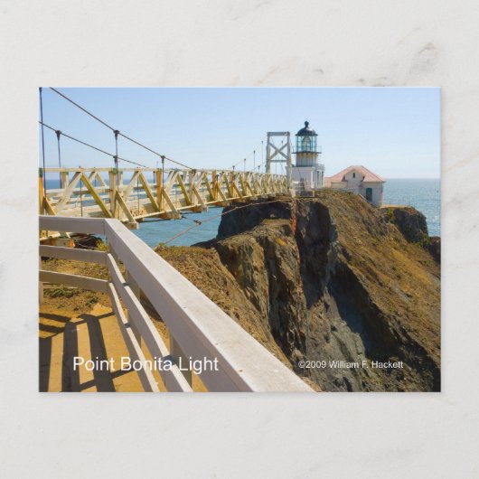 Point Bonita Light California Producten Briefkaart (Voorkant)