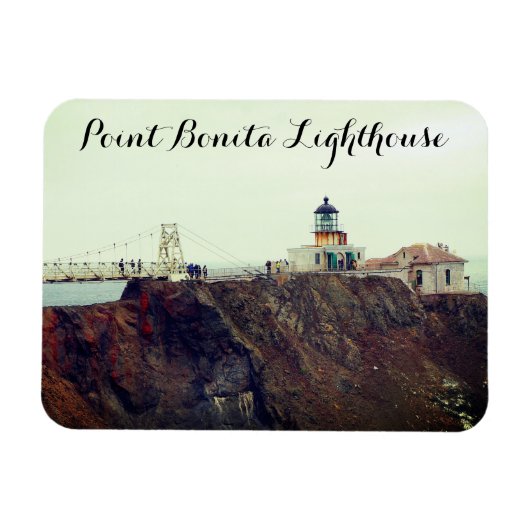 Point Bonita Lighthouse #1-3 Magnet Magneet (Horizontaal)
