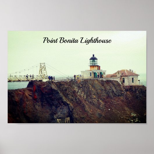 Point Bonita Lighthouse #1-3 Poster (Voorkant)