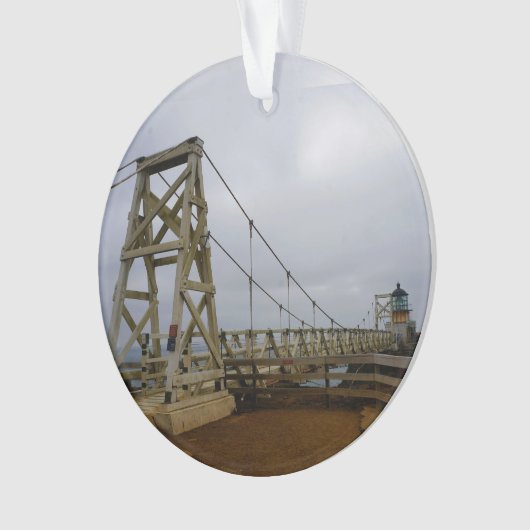 Point Bonita Lighthouse #2-1 Ornament (voorkant)