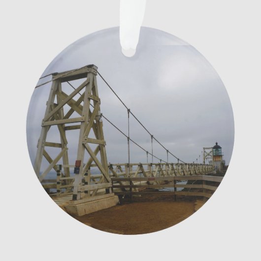 Point Bonita Lighthouse #2-1 Ornament (voorkant)
