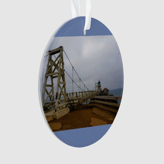 Point Bonita Lighthouse #2-2 Ornament (voorkant)