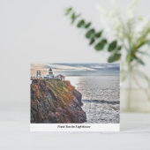 Point Bonita Lighthouse Briefkaart (Staand voorkant)