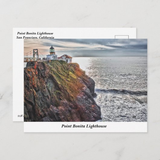 Point Bonita Lighthouse Briefkaart (Voorkant / Achterkant)