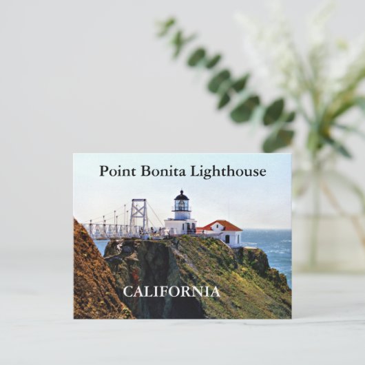 Point Bonita Lighthouse, Californië Briefkaart (Staand voorkant)