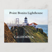Point Bonita Lighthouse, Californië Briefkaart (Voorkant)