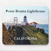 Point Bonita Lighthouse, Californië Mousepad Muismat (Voorkant)