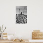 Point Bonita Lighthouse, San Fransisco, B&W Poster (Keuken)