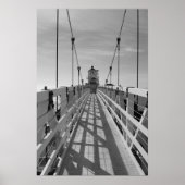 Point Bonita Lighthouse, San Fransisco, B&W Poster (Voorkant)