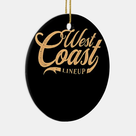 Point Buchon Bull Gopher Funny Vist Keramisch Ornament (Rechts)