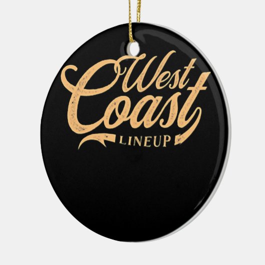 Point Buchon Bull Gopher Funny Vist Keramisch Ornament (Links)