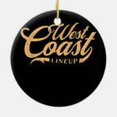 Point Buchon Bull Gopher Funny Vist Keramisch Ornament (Achterkant)