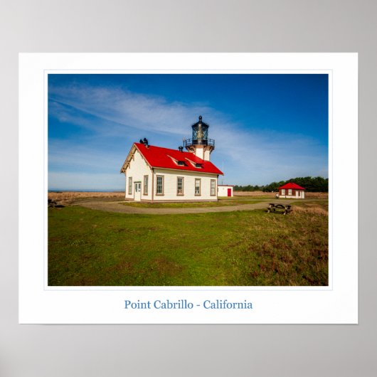 Point Cabrillo Lighthouse Poster (Voorkant)