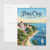 Point Clear Alabama Briefkaart (Voorkant / Achterkant)