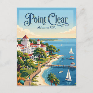 Point Clear Alabama Briefkaart