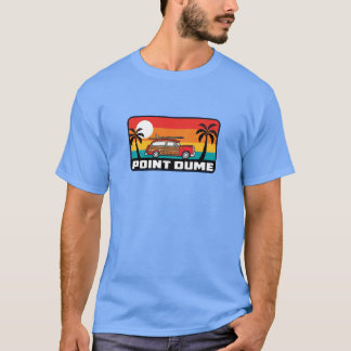 Point Dume California Surfing Woodie Surf Surfer S T-shirt