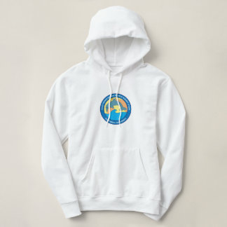 Point Fermin Elementary School Logo Womens White Hoodie