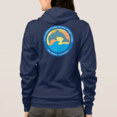 Point Fermin Elementary School Logo Womens Zip Hoodie (Achterkant)