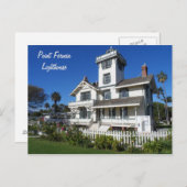 Point Fermin Lighthouse, San Pedro Briefkaart (Voorkant / Achterkant)