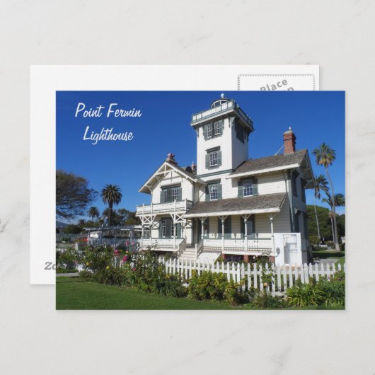 Point Fermin Lighthouse, San Pedro Briefkaart (Voorkant / Achterkant)