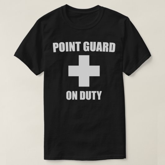 Point Guard on Duty Basketball T-shirt (Design voorkant)