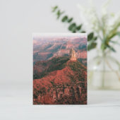 Point Imperial en Mount Hayden op Sunset Briefkaart (Staand voorkant)