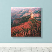Point Imperial en Mount Hayden op Sunset Canvas Afdruk (Insitu (Houten vloer))