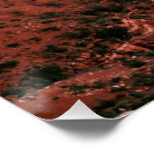 Point Imperial en Mount Hayden op Sunset Poster (Hoek)