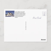 Point Iroquois Lighthouse Post Card Briefkaart (Achterkant)