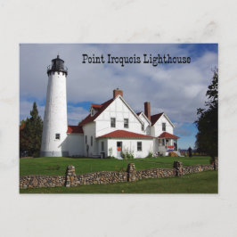 Point Iroquois Lighthouse Post Card Briefkaart