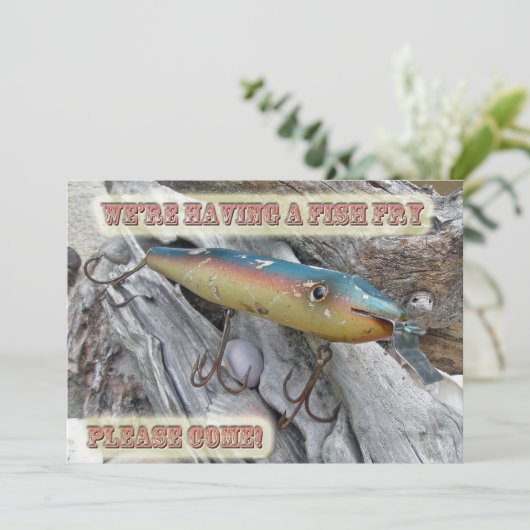 Point Jude Cape Codder Fish Fry Invitation Kaart (Staand voorkant)