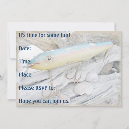 Point Jude Cape Codder Fish Fry Invitation Kaart (Achterkant)
