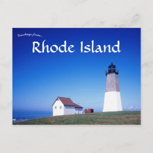 Point Judith Light Rhode Island USA Briefkaart