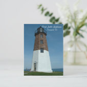 Point Judith Lighthouse Briefkaart (Staand voorkant)