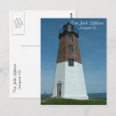 Point Judith Lighthouse Briefkaart (Voorkant / Achterkant)
