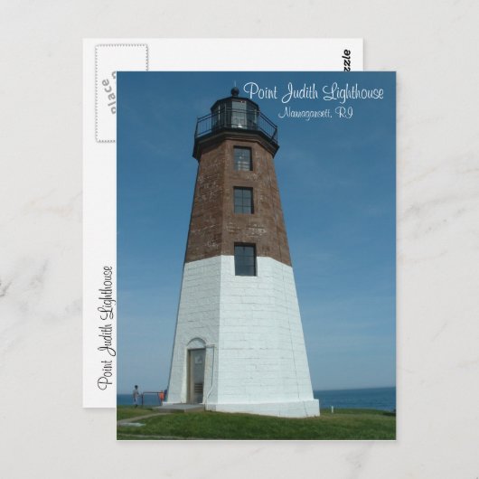 Point Judith Lighthouse Briefkaart (Voorkant / Achterkant)