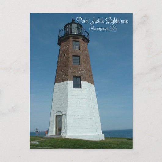 Point Judith Lighthouse Briefkaart (Voorkant)