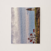 Point Judith Lighthouse op Rhode Island Legpuzzel (Verticaal)