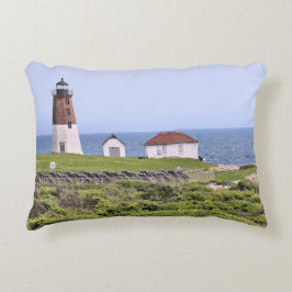 Point Judith Lighthouse Rhode Island Accent Pillow Accent Kussen