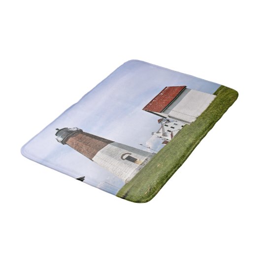 Point Judith Lighthouse, Rhode Island Bath Mat (Gekanteld)