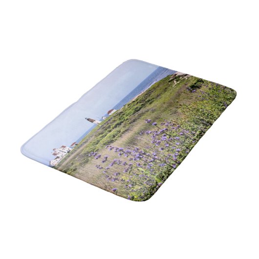 Point Judith Lighthouse, Rhode Island Bath Mat (Gekanteld)
