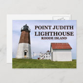 Point Judith Lighthouse, Rhode Island Briefkaart (Voorkant / Achterkant)