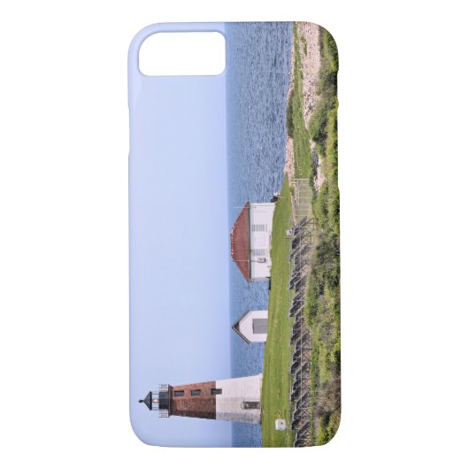 Point Judith Lighthouse, Rhode Island iPhone Case (Achterkant)