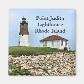 Point Judith Lighthouse, Rhode Island Magnet (Voorkant)