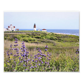 Point Judith Lighthouse, Rhode Island Photo Print Foto Afdruk