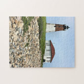 Point Judith Lighthouse, Rhode Island Puzzle Legpuzzel (Horizontaal)
